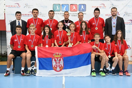 Srbija ekipni Balkanski šampion u badmintonu